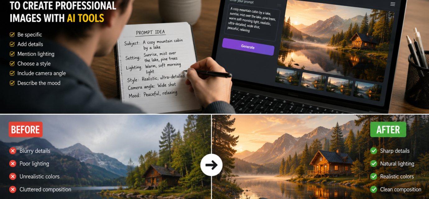 How to Create Professional Images with AI Tools